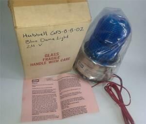 Hubbell GFS-B-B-D2 24V Blue Dome Light 2-Wire GFSBBD2