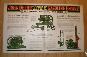 1927 John Deere 3 HP Antique Hit Miss Stationary Engine Farm Tractor Pump Power