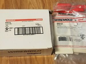 Lot of (14) WIREMOLD LEGRAND 5507D NON-METALLIC DUPLEX FACEPLATE Ivory