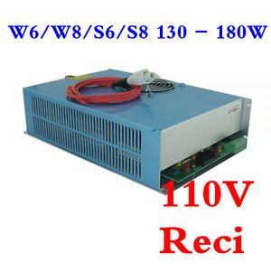 110V Reci W6/W8 / S6/S8 130-180W CO2 Laser Tube Power Supply / Power Source