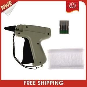 Clothes Garment Price Label Tagging Tag Gun 3&#034;1000 Barbs + 5 Needles