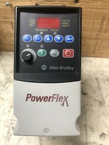 Allen Bradley PowerFlex 4 1.5 kW 2 HP AC Drive 22A-D4P0N104
