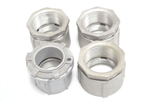 Lot 4 new assorted 1125 electrical conduit coupling 1-1/2in npt b293799 for sale