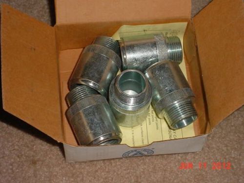 5 - appleton steel expansion unions 1&#034; uny100 explosion dust proof m/f - new for sale