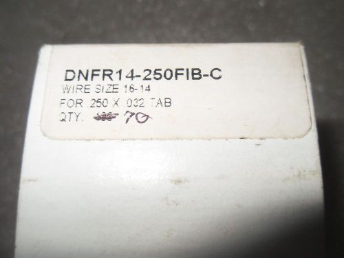 (x14-1) 1 lot of 70 nib panduit dnfr14-250fib-c connectors for sale
