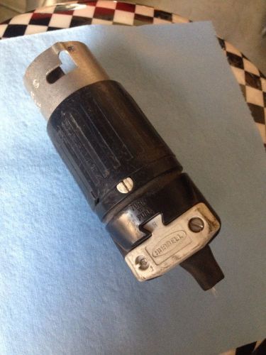Hubbell 50 Amp Twist Lock Electrical Plug Connector 2 Phase