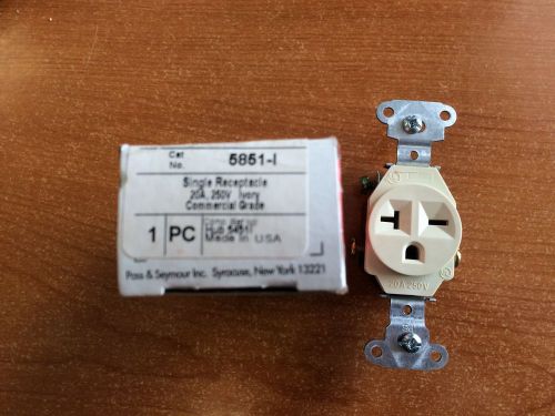 Pass and Seymour Single Receptacle 5851 L
