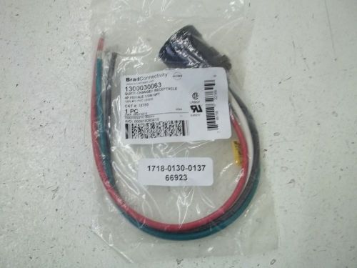 BRAD CONNECTIVITY 1300030063 QUICK-CHANGE RECEPTACLE *NEW IN A BAG*