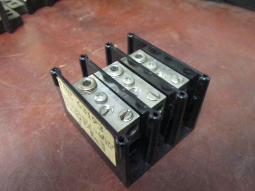 Gould Power Distribution Block 63193 Line 2/0-#12 Load(2) #2-#14 3P Used