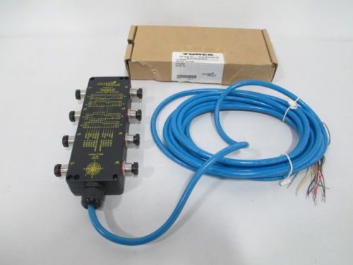 New turck vbm 80-5/s1506 8-port juction box connector 10-48v-dc d255377 for sale