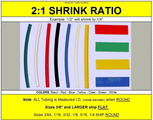 4 feet of 2&#034; id black polyolefin heat shrink tubing 2:1 shrink ratio for sale