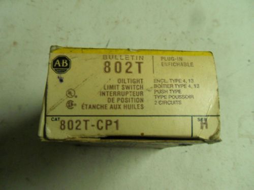 (N3-2) 1 NEW ALLEN BRADLEY 802T-CP1 LIMIT SWITCH