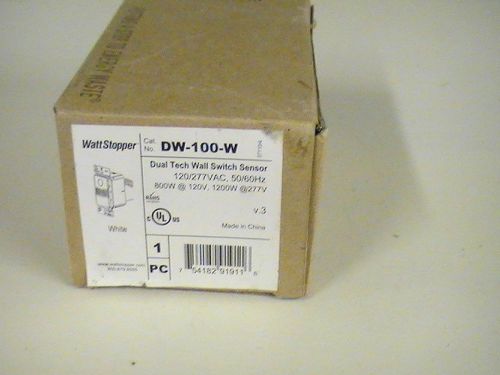 Watt stopper dw-100-w wall sensor for sale