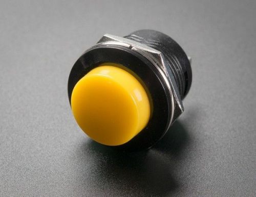 Yellow OFF (ON) Push Button Switch New Momentary Anti-Vandal Switch