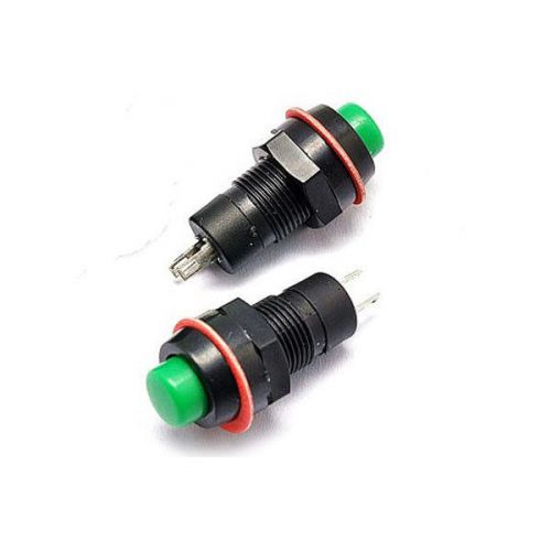 20x off-on n/o self-locking latching push button switch 1a 250v ac green round for sale