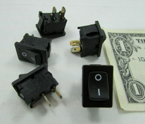Lot 5 Marquardt On/Off Rocker Switches 15A 125VAC 250VAC Snap-In Panel Mount USA