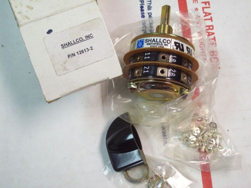 SHALLCO 8 POSITION ROTARY SWITCH 12613-2