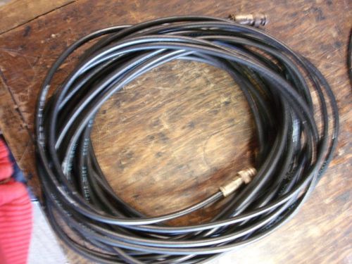 USED ALPHA WIRE CABLE RG59 / U WITH BNC CONNECTORS 25 FT + HAM RADIO NICE