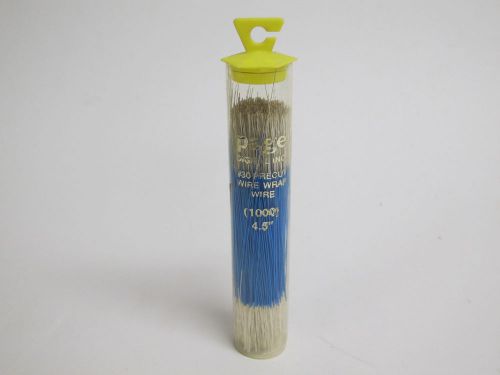 Page wire wrap 1000 pieces 4.5&#034; pre cut stripped blue 30 awg for sale