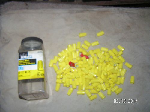 Wire NUTS, yellow...approx 144 count...