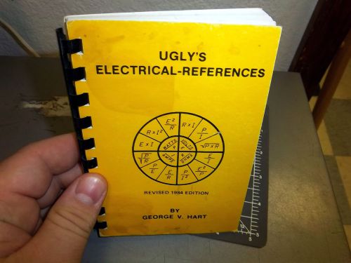 Uglys electrical references book revised 1984 edition, 120 pages, used for sale