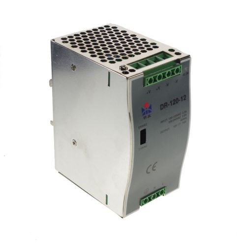 120w din rail mounted 12vdc 10a output industrical power supply supplier for sale