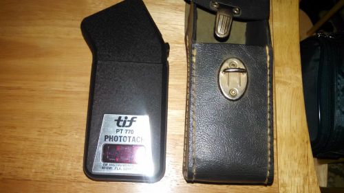 Vintage Tif PT 770 Digital Infrared  Phototachmeter