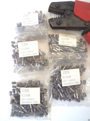 Adc by te connectivity wt-2 pressmaster + 1500 pcs wire connector end tubes for sale
