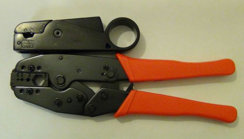 Lmr 400 rg 8 213 214 3-blades metal rf coaxial cable stripper + crimper tool for sale