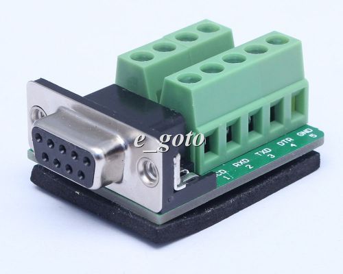DB9-M2 Teeth Type Connector DB9 9Pin Female Adapter Terminal Module RS232 to Ter