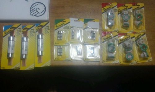 Cooper bussmann fuse lot  100a heavy duty 5a,10a time delay 30a time delay new for sale