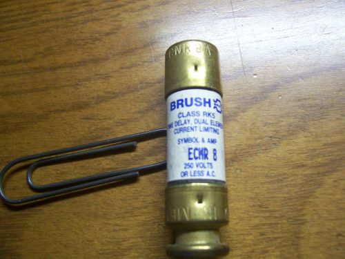 Brush fuse ecnr 3 new    class rk 5 8a 250v for sale