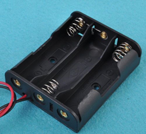 5pcs aa battery case battery holder battery box 4.5v 3xaa 3*aa with wire for sale