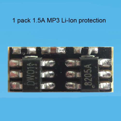 1.5a charger protect board for 1 pack 3.6v/3.7v mp3 li-ion li  battery for sale