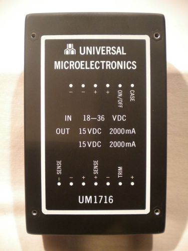 Universal Microelectronics UM1716 DC-DC Converter 15VDC