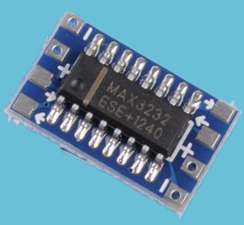 MCU mini RS232 MAX3232 to TTL Level Pinboard Converter Board for Arduino