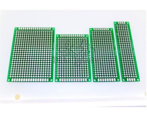 20 pcs double-side protoboard circuit prototype diy pcb board  2x8 3x7 4x6 5x7cm for sale