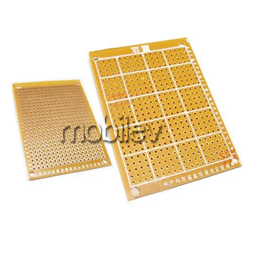 2 breadboard prototype pcb print circuit board 5 x 7cm for sale