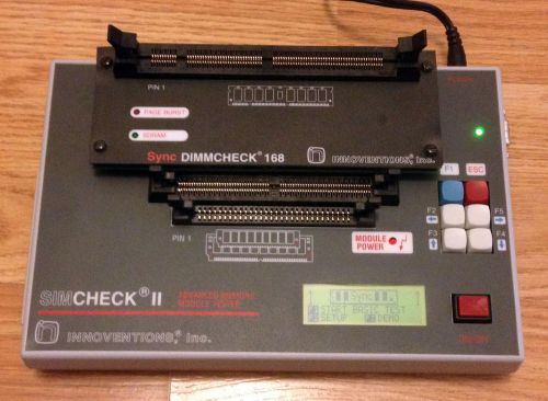 Innoventions SIMCHECK II Plus Advanced Memory Module Tester &amp; Sync DIMMCheck 168