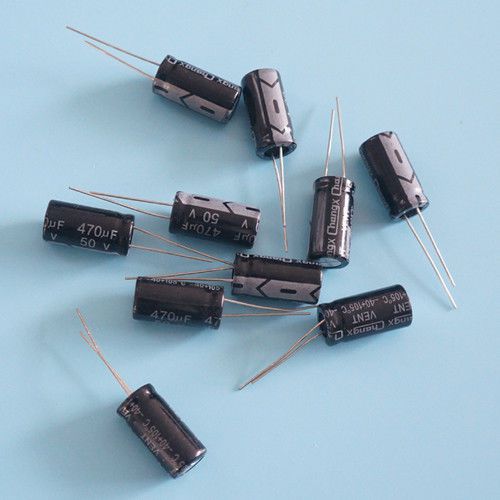 10 x 470uf 50v 105c radial electrolytic capacitor 10x20mm for sale