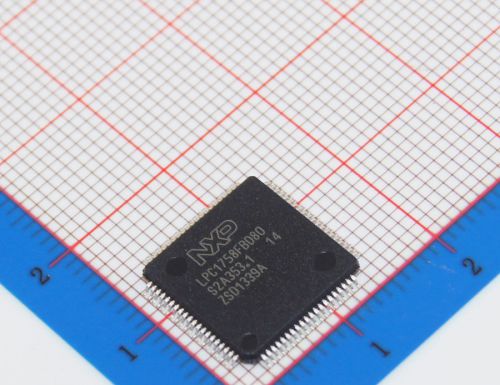 10 pcs/lot LPC1758FBD80, 32-bit ARM Cortex-M3 MCU, up to 512 kB flash