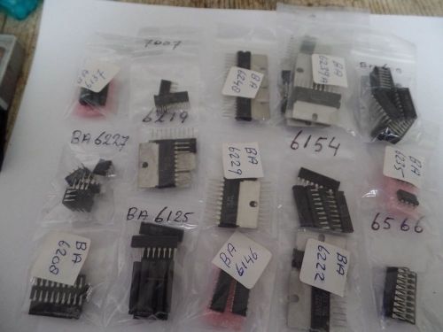 79   IC,S  JAPAN SERIE  BA614 OP TO BA7007    24 DIFFERENT
