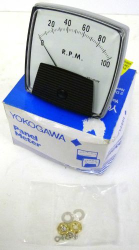 Yokogawa RPM 0-100 Gauge FS=10VDC *NEW*