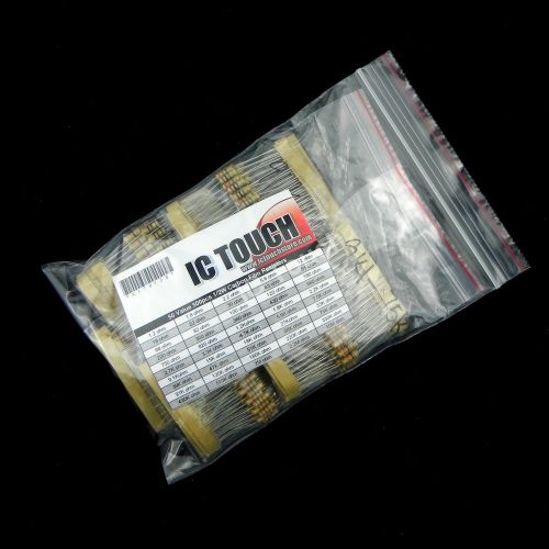 50value 500pcs 1/2W Carbon Film Resistor Assortment Kit (#522)