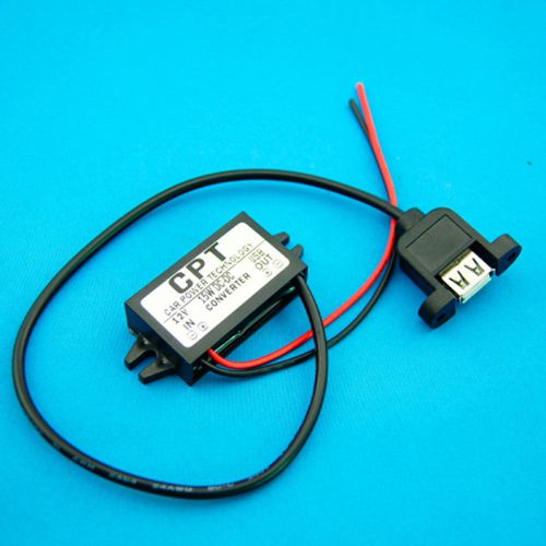 Dc converter module 12v to 5v 3a 15w usb output power adapter hx for sale