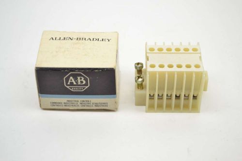 Allen bradley 1492-hc6 6p panel mount block a 600v-ac 25a amp terminal b402244 for sale