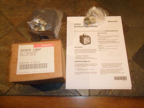 Honeywell q181a1007 aux potentiometer for 1 series 90 modutrol motor new for sale