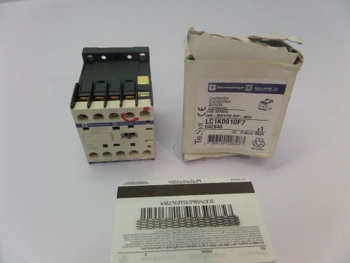 Schneider electric  lc1k0910f7  contactor 3pst-no, 120vac, 20a, din rail for sale