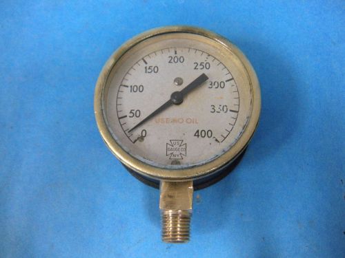 Us gauge pressure gauge 0 - 400 psi for sale