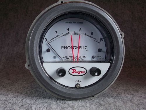 Dwyer series 3000 photohelic pressure switch/gauge a3010 nos for sale